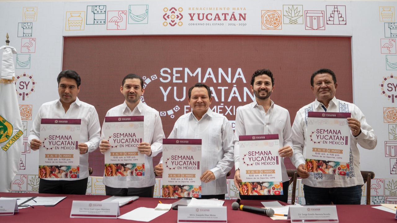 Presentan Semana Yucatán en México 2026 en el Palacio de los Deportes