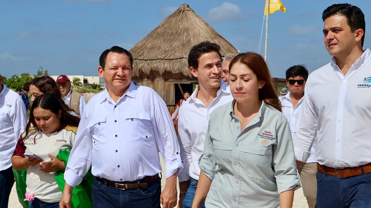 Yucatán se suma a la Estrategia Nacional de Limpieza y Conservación de Playas y Costas 2025-2030