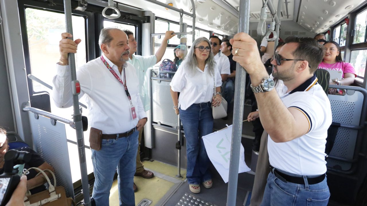 Va y Ven amplía la ruta Crescencio Rejón-El Roble-UABIC para fortalecer la movilidad en el sur de Mérida